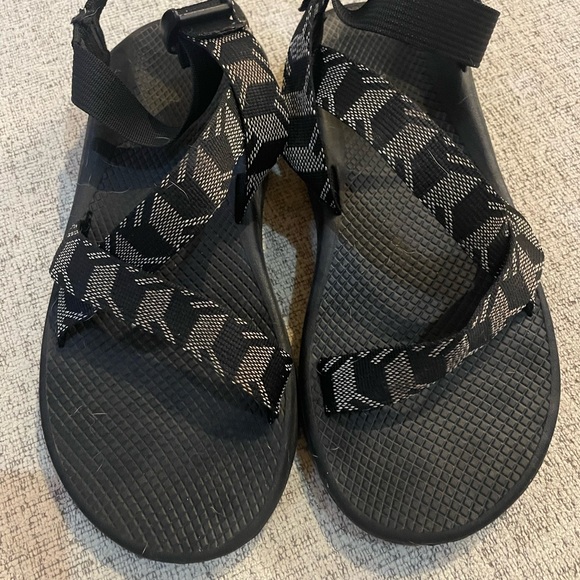 Chaco Black and Gray Sandals - Picture 1 of 4